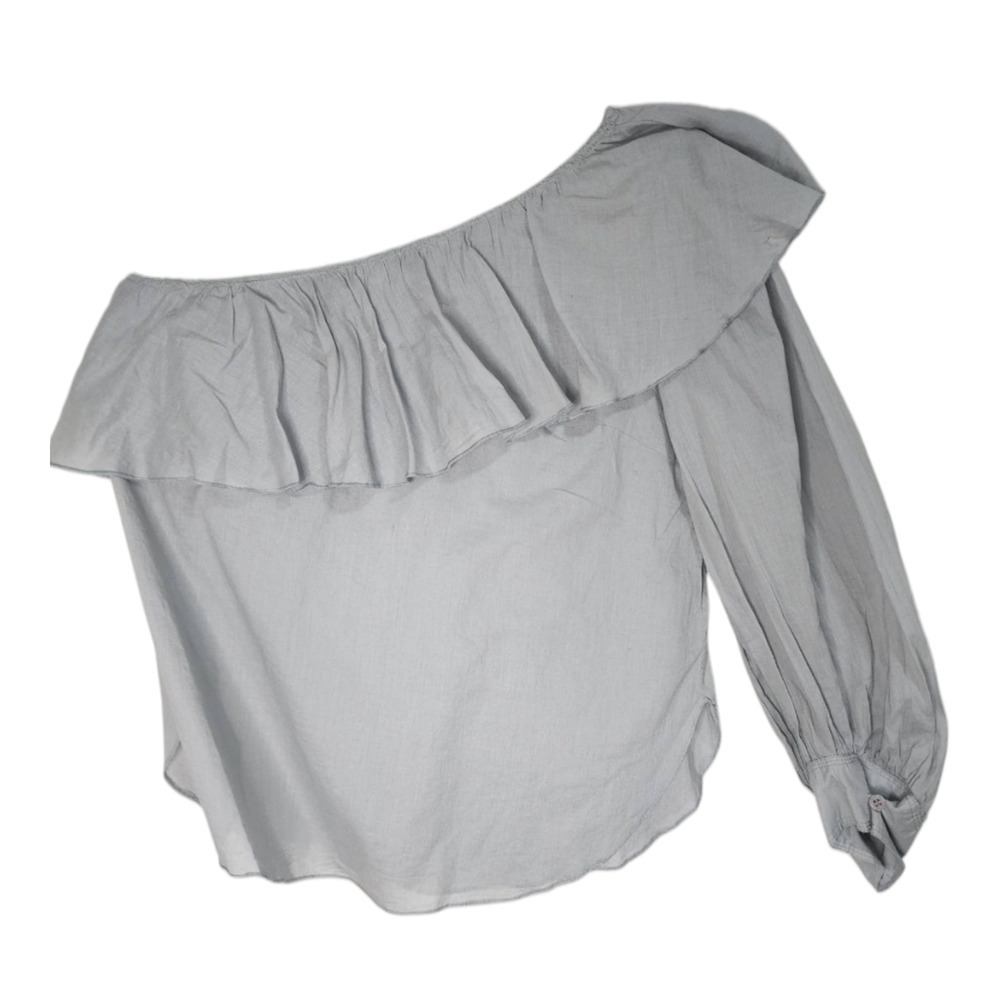 APIECE APART ONE SHOULDER RUFFLE TOP size 0 xs - Picture 3 of 10